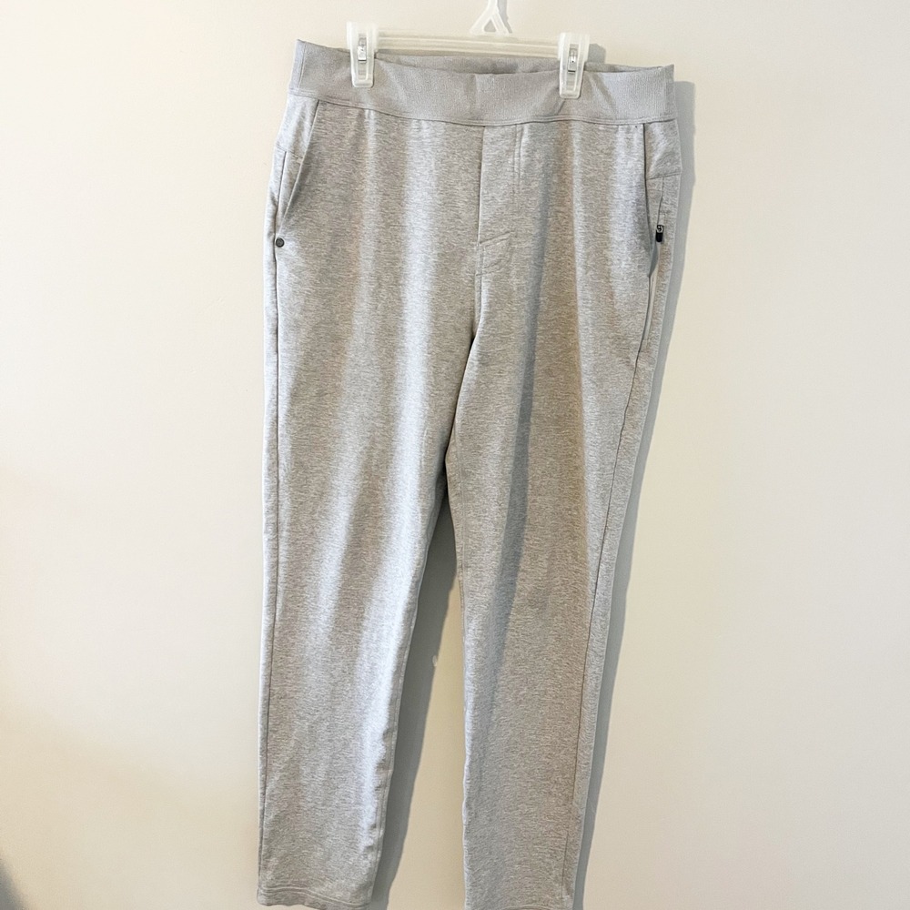 Vuori Coronado Pants Mens Medium Light Grey Heather Joggers V435